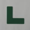 Ｌ型 マーカー(高耐久/緑/2枚)