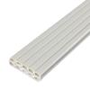 16mmx1.0m モール(ﾌﾟﾗｽﾁｯｸ/白/10本)