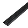 21mmx1.0m モール(ﾌﾟﾗｽﾁｯｸ/黒/10本)
