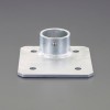 140x140mm/Φ48.6mmﾊﾟｲﾌﾟ用ﾍﾞｰｽ(端用)