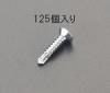 4x19mm 皿頭ピアスビス(三価ｸﾛﾒｰﾄ/125本)