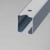38x45mm/3.64m(２号) トラックレール(ｽﾁｰﾙ)