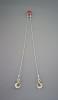 1.4 tonx1.5m ワイヤースリング(2本懸け)