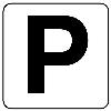 100x100mm ｱﾙﾌｧﾍﾞｯﾄ表示ｽﾃｯｶｰ[Ｐ](1枚)