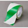 50mmx32.4m 危険警告テープ(緑/白)