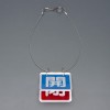 65x65mm [ｱﾙﾐ製]バルブ開閉札(青･赤/5組)