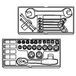 トレー式工具セット【SATA】